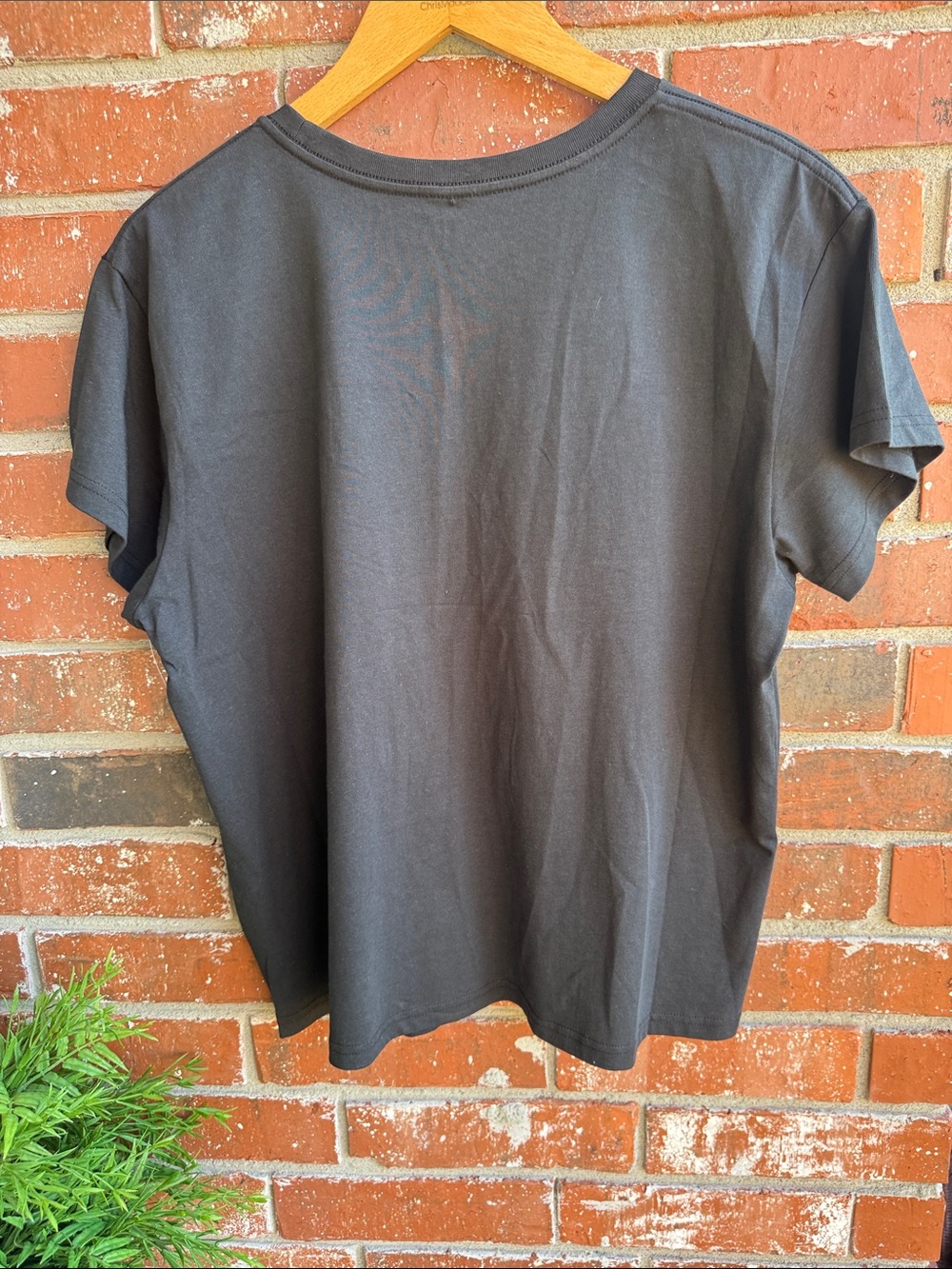 Wrangler Black Short Sleeve Tee with Red and Cream Eagle Graphic - Picture 5 of 6